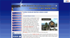 Desktop Screenshot of floridaconcealedweaponslicense.com